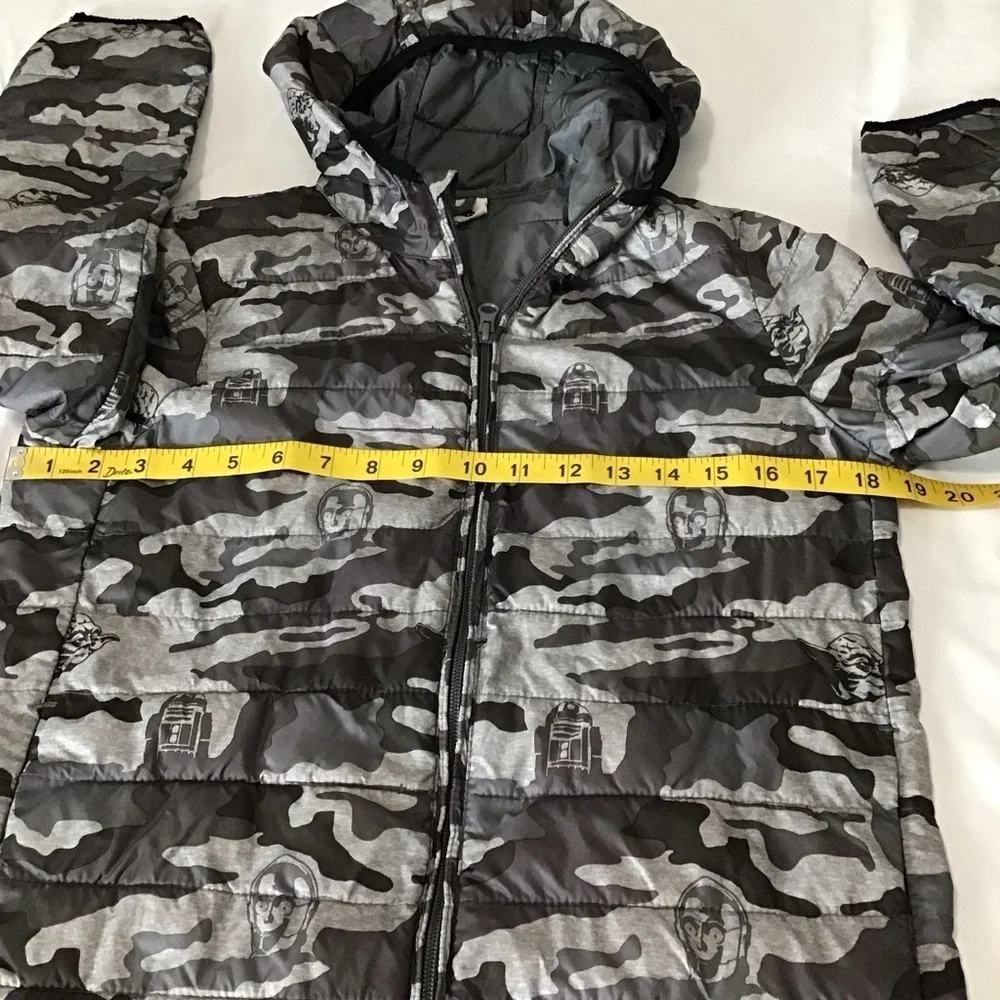 GAP Star Wars Kids Youth Camo Jacket - Gray and Black